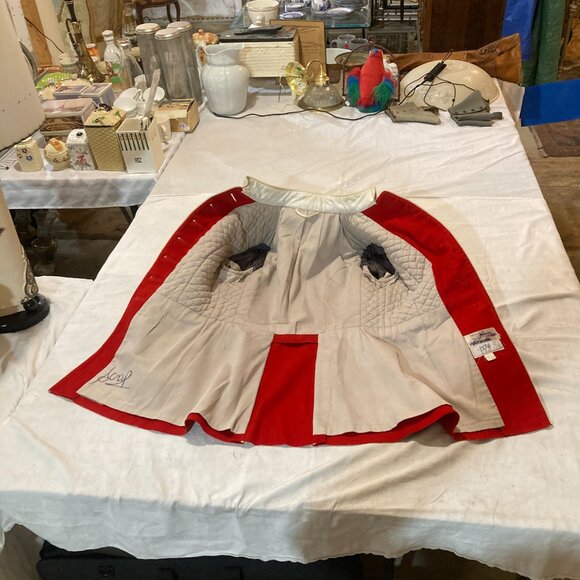 Vtg Canadian military college red mess army mens  jacket sz small - Picture 8 of 8